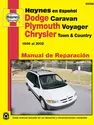 Dodge Caravan, Plymouth Voyager & Chrysler Town & Country (96-02) Haynes Repair Manual (edición española)