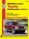 Toyota Camionetas y 4-Runner Haynes Manual de Reparación: (79-95) (Todos los modelos compactos con motores de gasolina) Haynes Repair Manual (edición española)