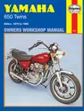 Yamaha 650 Twins 653cc (70-83) Haynes Repair Manual