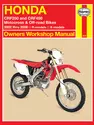 Honda CRF250R (04-06), CRF250X (04-06), CRF450R (02-06) & CRF450X (05-06) Haynes Repair Manual