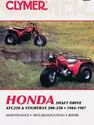 Honda ATC250 & Fourtrax 200-250 (1984-1987) Service Repair Manual