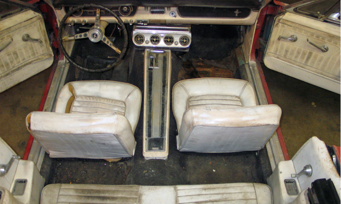 The interior didn't look all that bad, but it was hiding rust, mold and a dead opossum