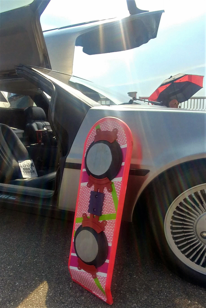Novelty "hoverboard" movie tie in does not really hover