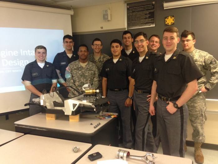 Haynes helps West Point cadets 3D print a V8 engine